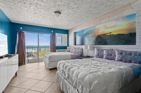 Oceanfront Inn Room #16- Ocean View Balcony 2 Full Beds